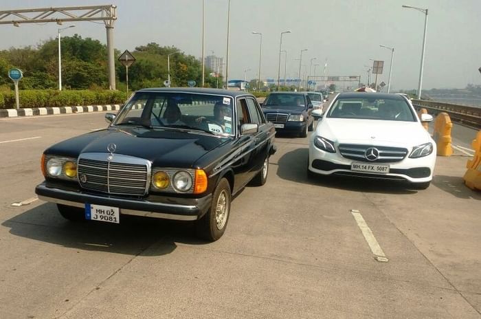 Record entries for Mercedes Classic Car Rally